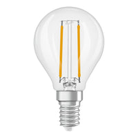 OSRAM LED Retrofit Classic P regulable 1,8 W 827 transparente E14
