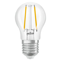 OSRAM LED Retrofit Classic P regulable 1,8 W 827 transparente E27