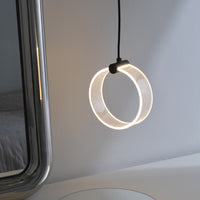Lámpara colgante circular LEDVANCE DECOR, 3 colgantes, 8 W, Click CCT Negro