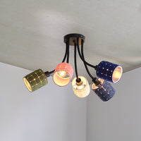 LEDVANCE DECOR Deckenleuchte Decor Felt Weaving Cans, 5xE14