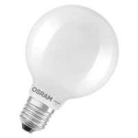 OSRAM LED LAMPS ENERGY CLASS A ENERGY EFFICIENCY FILAMENT CLASSIC Globe in Globusform-Form, LED-Lampe, Bleifreies Glas, Matt, 806 lm, Warmweiß, Energieeffizienzklasse: A