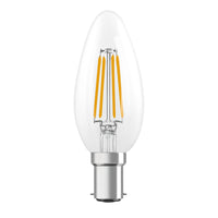 Lámpara LED OSRAM Retrofit CLASSIC B 4W 827 Clear B15d, 470 lm, 2700 K, blanco cálido