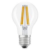 OSRAM LED Lampe Energieeffizienzklasse A Filament Classic A 7.2W 827 klar E27