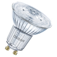 OSRAM SMART+ MATTER Spot Multicolor en formato PAR16, foco LED, cristal, 4,7 W, 350 lm, de 2700 a 6500 K, Matter, compatible con altavoces inteligentes, regulable