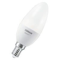 OSRAM SMART+ ZIGBEE Tunable White in B-Form, LED-Lampe, Matt, 4,9 W, 470 lm, von 2700 bis 6500 K, Wifi, Google Assistant, Amazon Alexa, Smartspeaker-Kompatibel, Dimmbar