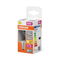 Lámpara LED OSRAM Retrofit Classic P regulable (ex 40W) 5W / 2700K Blanco cálido E14