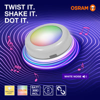 OSRAM Bluetooth SMART+ DOT Wiederaufladbarer Dot, White Noise Funktion, RGBW, 4000K-LEDVANCE Shop
