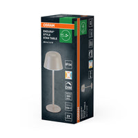 Lámpara de mesa recargable OSRAM ENDURA STYLE TABLE, 2,5 W, 200 lm, beige