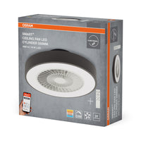 Ventilador de techo OSRAM SMART+ con tecnología WiFi, cilindro de 550 mm + control remoto