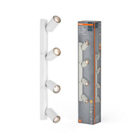OSRAM LED SPOT OCTAGON Deckenleuchte 4 x 3,4W, GU10, 920lm, weiß