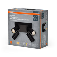 Lámpara de techo OSRAM LED SPOT OCTAGON PL 4 x 3,4 W, GU10, 920 lm, negra