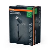 OSRAM ENDURA Garden Außen-Spießleuchte, schwarz, GU10