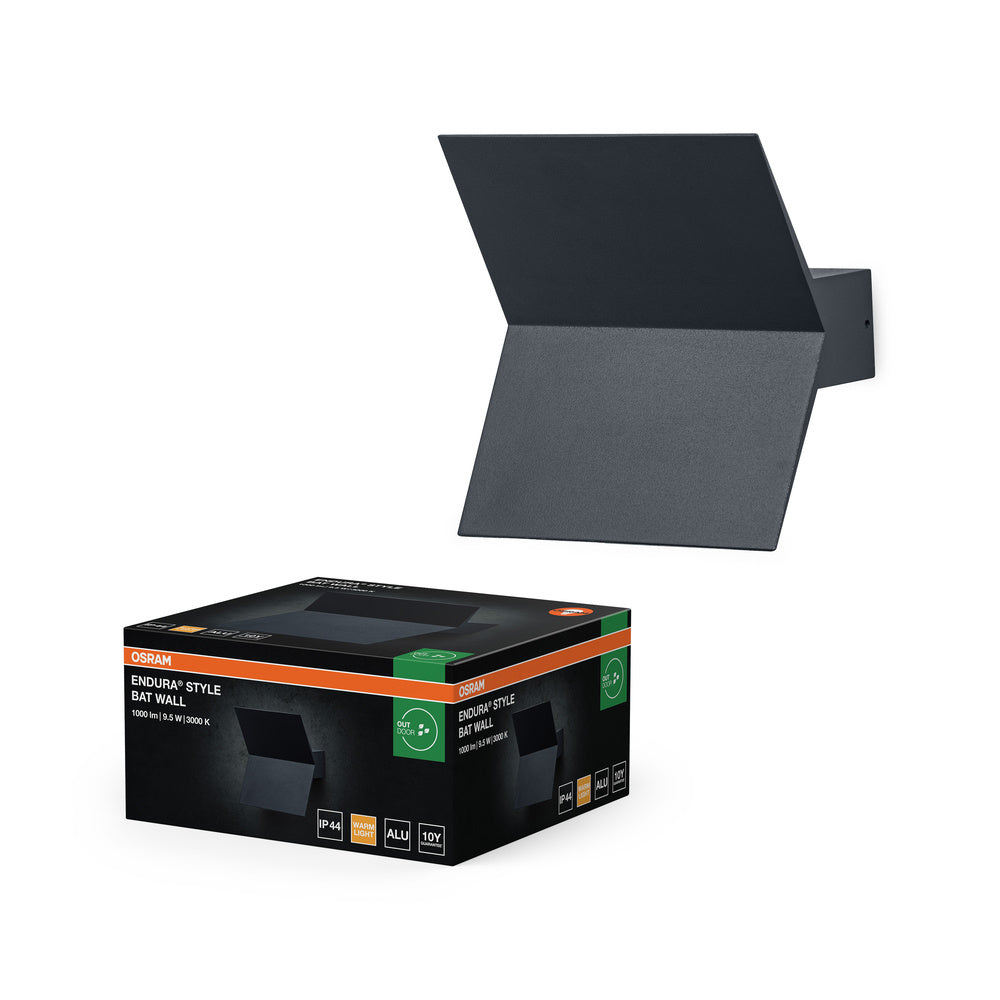 Aplique de pared OSRAM ENDURA STYLE BAT WALL 9,5 W / 3000 K blanco cálido