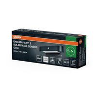 OSRAM ENDURA Style Oval Solar-Wandleuchte, Sensor, 4000K