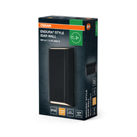 OSRAM ENDURA® Style IP65 Wall Idar Dark Gray, aplique de pared, 340 lm, 3000 K, blanco cálido