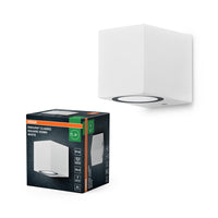 OSRAM ENDURA Square Down Außen-Wandleuchte, weiß, GU10
