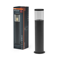 Lámpara de exterior OSRAM ENDURA CLASSIC EBRO, aplique, gris oscuro, 49 cm, acero inoxidable, instalación fácil y rápida, clase de protección IP44, carcasa de acero inoxidable