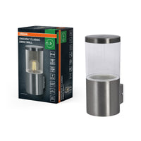 Lámpara de exterior OSRAM ENDURA CLASSIC EBRO WALL, acero inoxidable