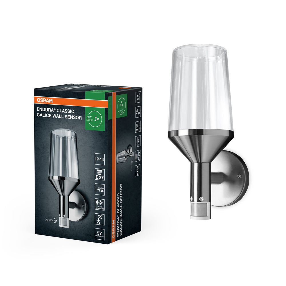 OSRAM ENDURA® Classic Calice Wall LED Wandleuchte mit Sensor E27