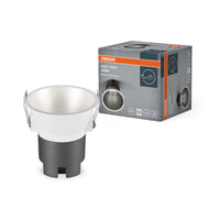 Foco empotrable OSRAM SPOT TWIST Ø 93 mm, plateado, 10 W, 800 lm, 840 WT