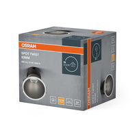 OSRAM SPOT TWIST Ø 93mm downlight, plata, 10W, 800lm, 830 WT