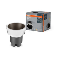OSRAM SPOT TWIST Ø 93mm downlight, negro, 10W, 800lm, 830 WT