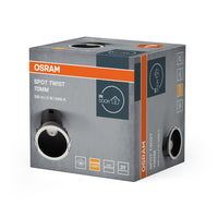 Foco empotrable OSRAM SPOT TWIST Ø 70 mm, negro, 5 W, 400 lm, 830 WT
