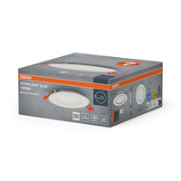 Lámpara de techo LED OSRAM RECESS SLIM DOWNLIGHT, Ø 120 mm, 220…240 V, 8 W/4000 K, blanco frío