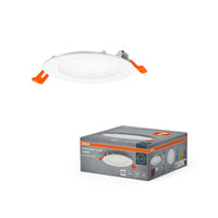 Lámpara de techo LED OSRAM RECESS SLIM DOWNLIGHT, Ø 120 mm, 220…240 V, 8 W/4000 K, blanco frío