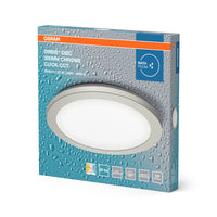 Lámpara de techo para baño OSRAM ORBIS Disc 30 cm 22 W Click CCT IP44 Cromo