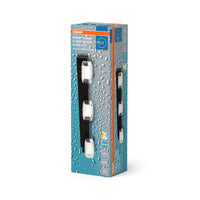 Aplique de baño OSRAM ORBIS Flame 16,5 W Click CCT IP44 Negro