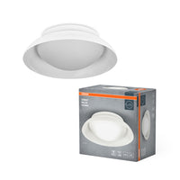 Lámpara de techo OSRAM ORBIS MILAN 305 mm, blanca, 2 bombillas E27
