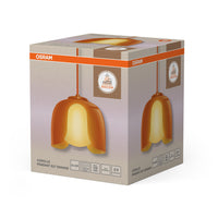 Lámpara colgante OSRAM DECOR Corolle E27 naranja