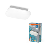 Lámpara de techo LED para baño OSRAM Matter SMART+ ORBIS AQUA, 28 x 16 cm, blanco regulable, 12 W/3000-6500 K