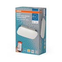 Lámpara de techo LED para baño OSRAM Matter SMART+ ORBIS AQUA, 28 x 16 cm, blanco regulable, 12 W/3000-6500 K