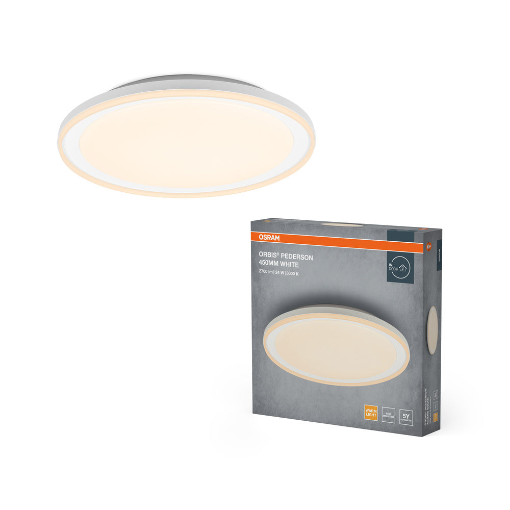 OSRAM ORBIS Pederson Deckenleuchte 24W 450mm weiß
