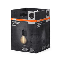 Lámpara colgante OSRAM Vintage 1906® BOBBIN E27, negra