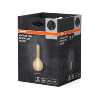 Lámpara colgante OSRAM Vintage 1906® REDONDA E27, dorada