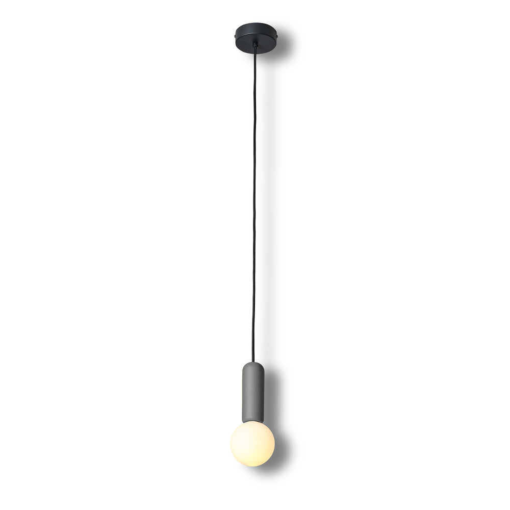 OSRAM DECOR Concrete Mic Pendelleuchte 1xG9 Dunkelgrau