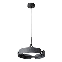 Lámpara colgante OSRAM DECOR Curve de fieltro, 33 W, 830 gris oscuro