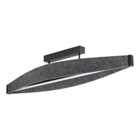 Lámpara de techo OSRAM DECOR Flat Felt 23W 830 Gris oscuro