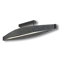 Lámpara de techo OSRAM DECOR Flat Felt 23W 830 Gris oscuro