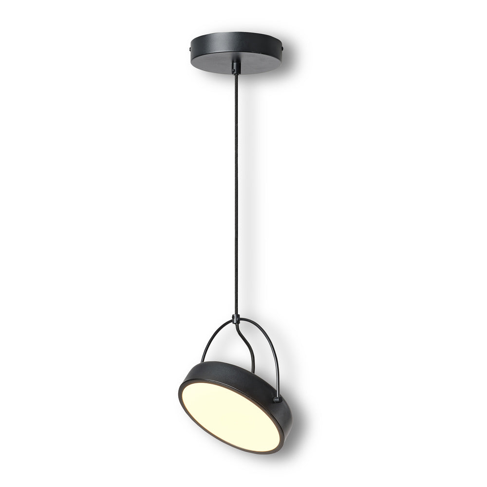 Lámpara colgante OSRAM DECOR Puck de 12 W, color negro