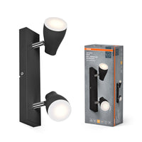 Foco de techo OSRAM LED SPOT PEAR, negro, 8,6 W, 420 lm