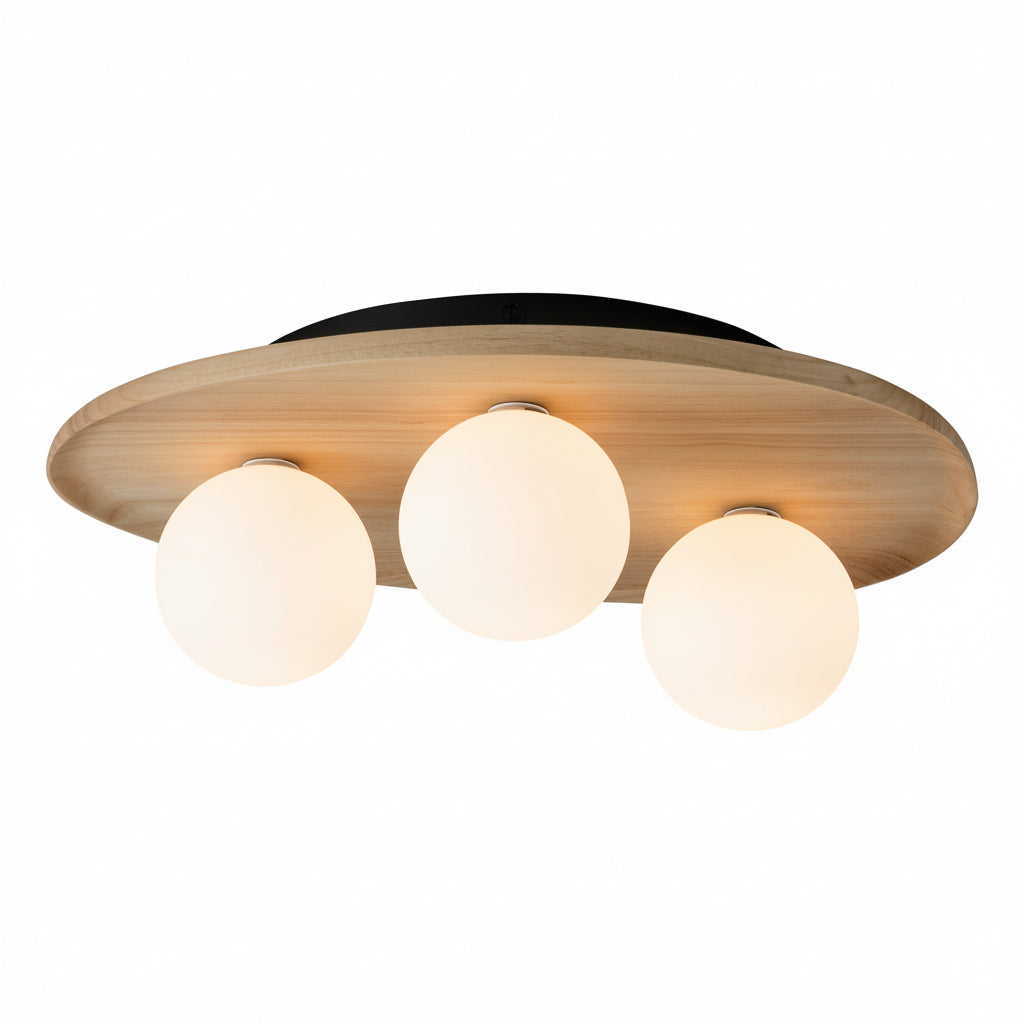 Lámpara de techo OSRAM DECOR Wood Nest 1xG9 Marrón