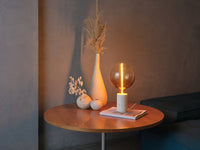 OSRAM DECOR Marble Base Tischleuchte Dim E27 Weiß