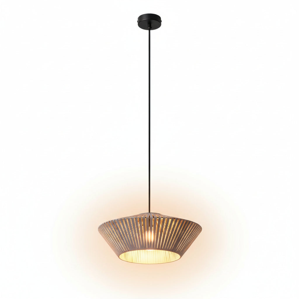 Lámpara colgante OSRAM DECOR Stripes 1xE27 gris oscuro