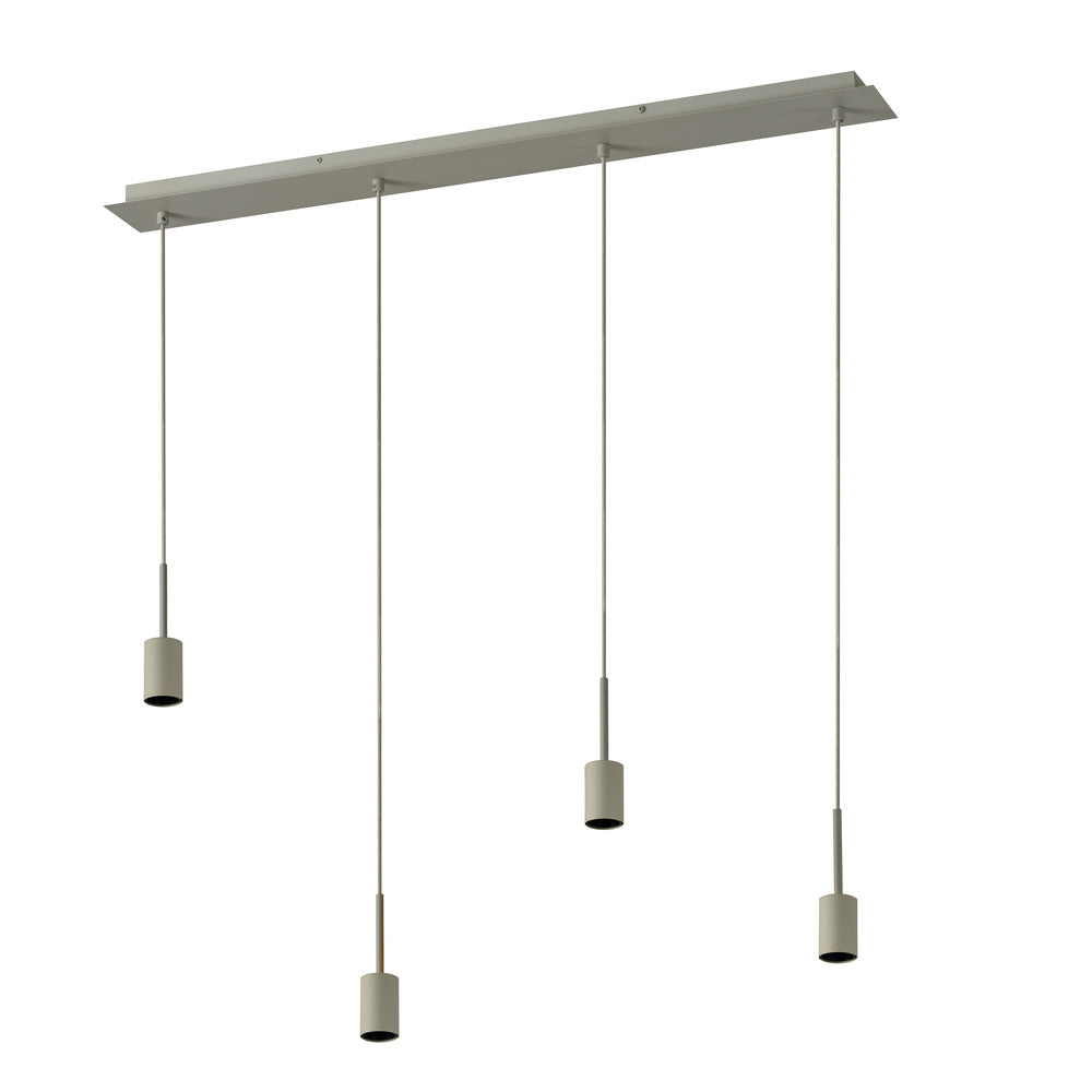 Lámpara colgante OSRAM DECOR Needle Lineal Beige 4xE27