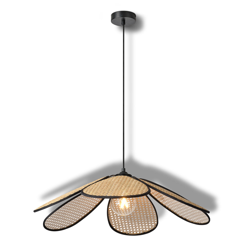 Lámpara colgante OSRAM DECOR Rattan Daisy E27 Marrón