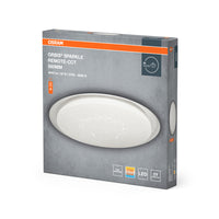 Lámpara de techo OSRAM ORBIS® Sparkle Remote-CCT 560 mm 32 W, 2800 lm, 2800…6000 K, blanco regulable